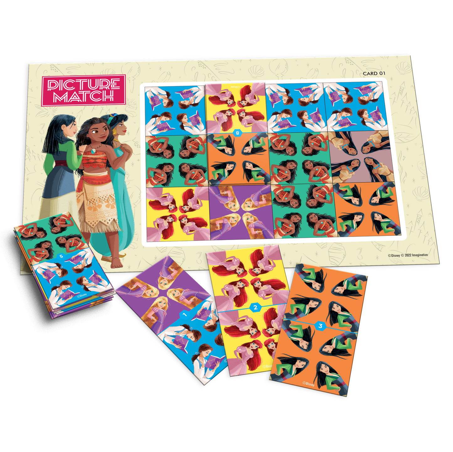 Disney Family Game Night: 10-in-1 Kids & Family Board Game Collection