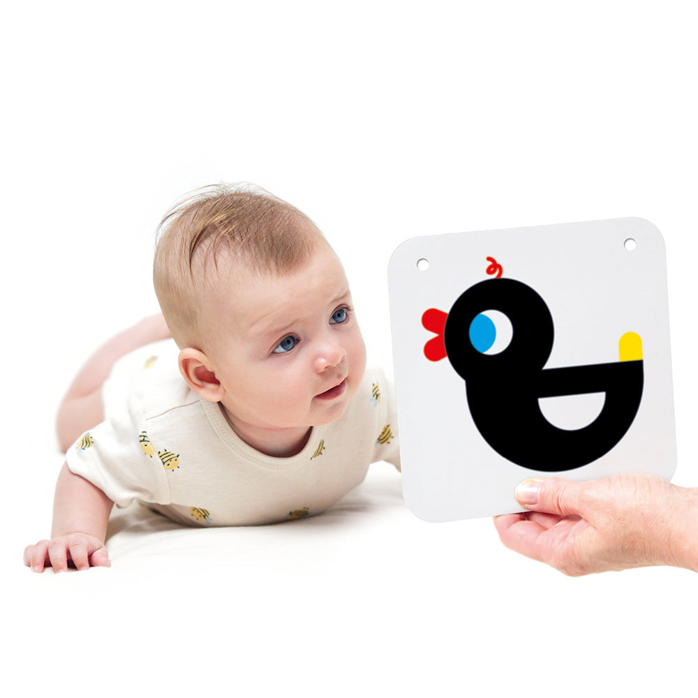 76276 | Banana Panda High Contrast Baby Cards 0m+ 3m+