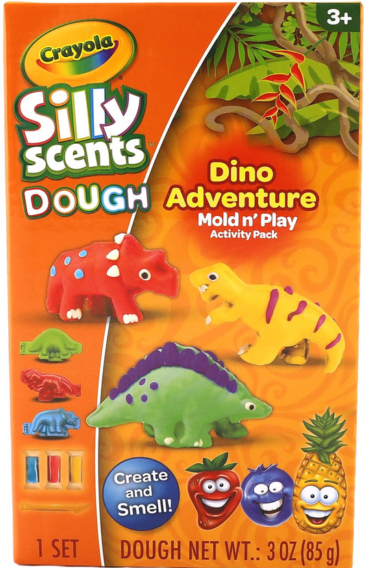 A1-2369 | A1 Crayola Silly Scent Dough Small Playset Dinosaurs