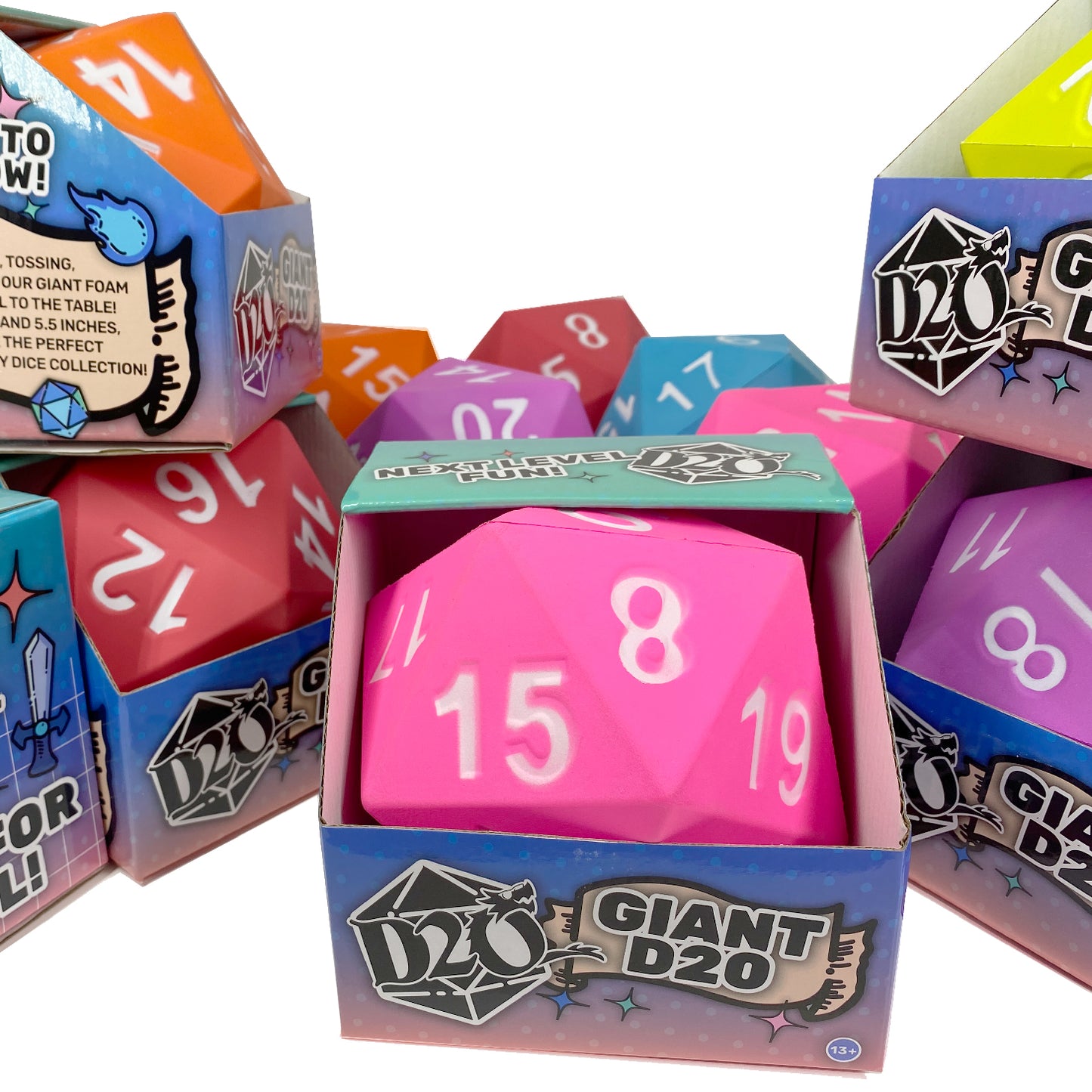Jumbo Foam D20 – Giant 20-Sided Dice for RPG Games