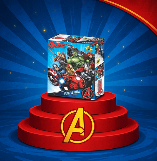 Avengers Assemble 3D Jigsaw Puzzle – 500-Piece Marvel Puzzle | Prime3D | 24x18"