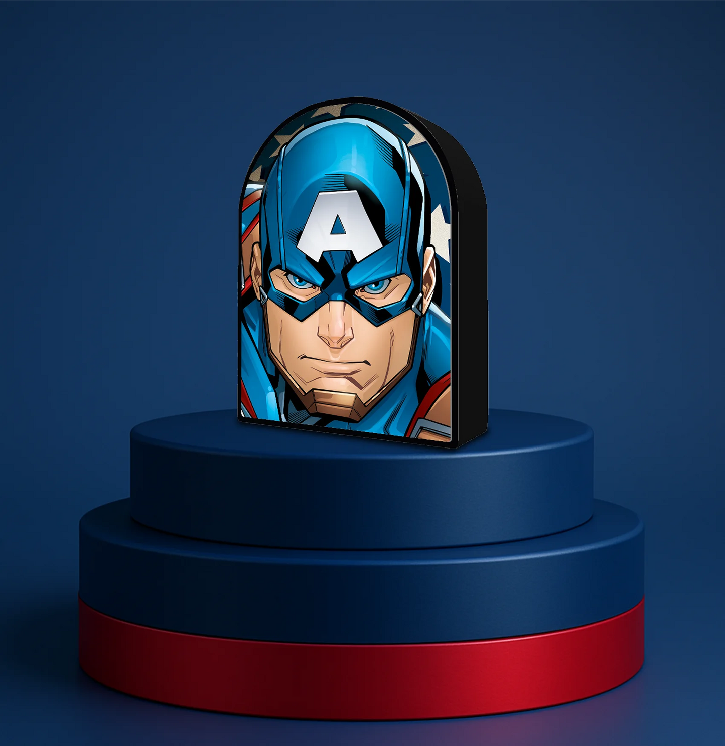 Captain America Marvel 3D Jigsaw Puzzle in Tin Box Packaging 35584 300pc 12x18"