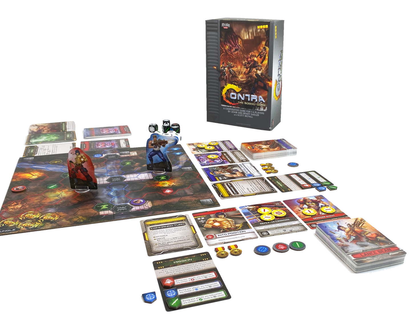 Contra – Cooperative Run & Gun Board Game