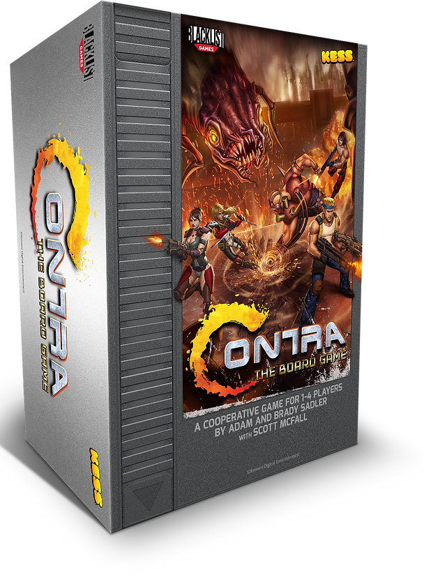 Contra – Cooperative Run & Gun Board Game