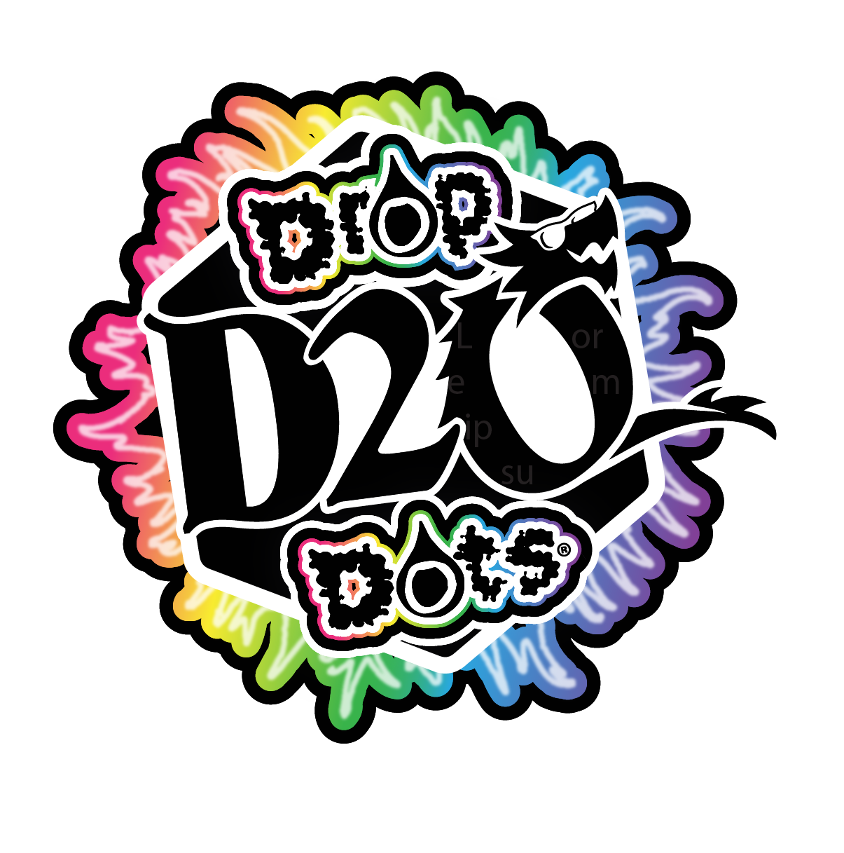 Drop Dots D20 – Tactile Bouncy Dice Toy