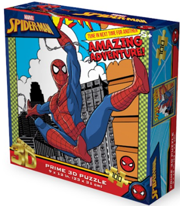 ALL 4X STYLES 6x6 Assortment Puzzles S2 (12 unit/CDU) | Prime 3D Lenticular Puzzle | 12x9" |14654