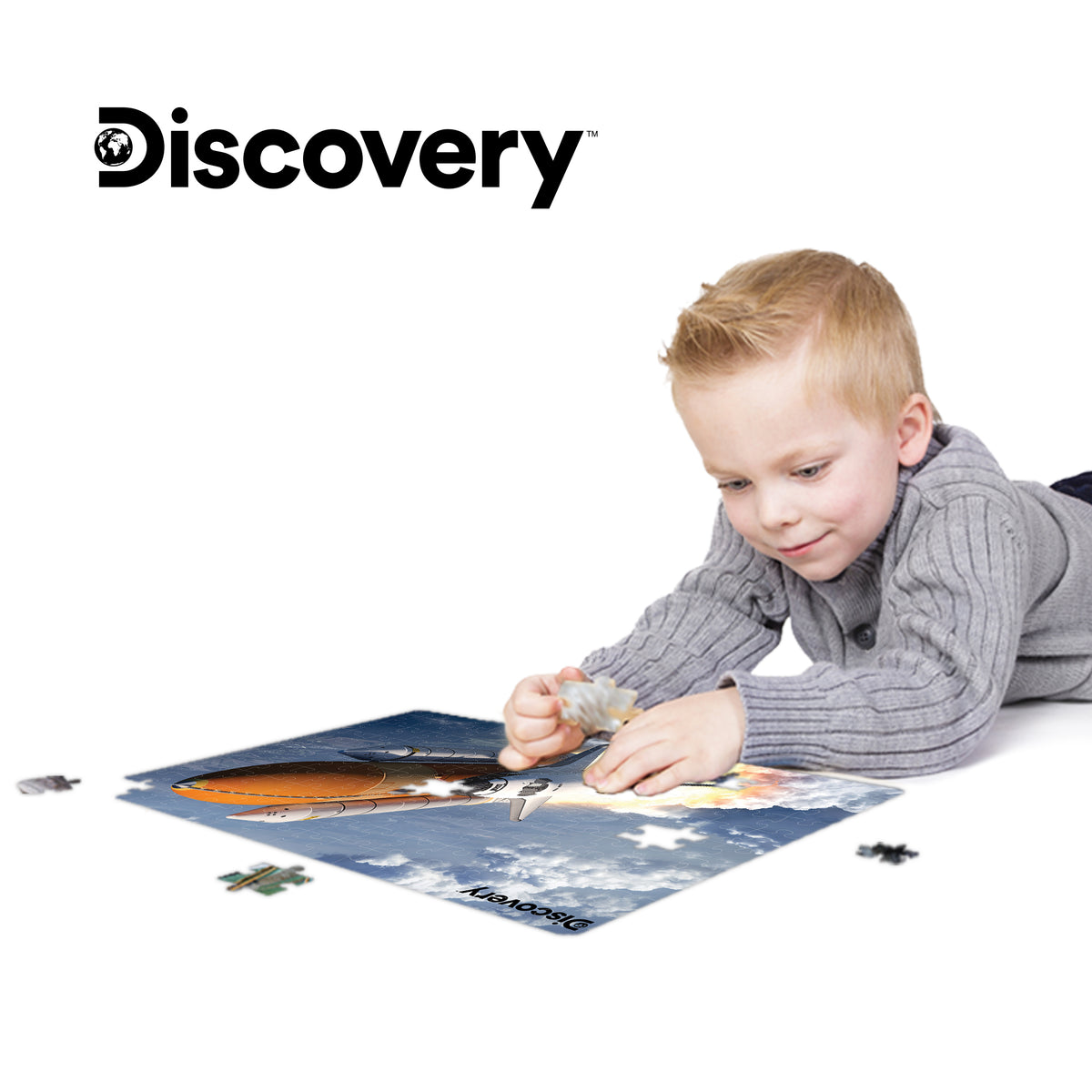Puzzle 3D Discovery Rocket Prime (150 pièces, 45,7 cm × 30,5 cm) | Houston, nous avons trouvé toutes les pièces ! | 20851