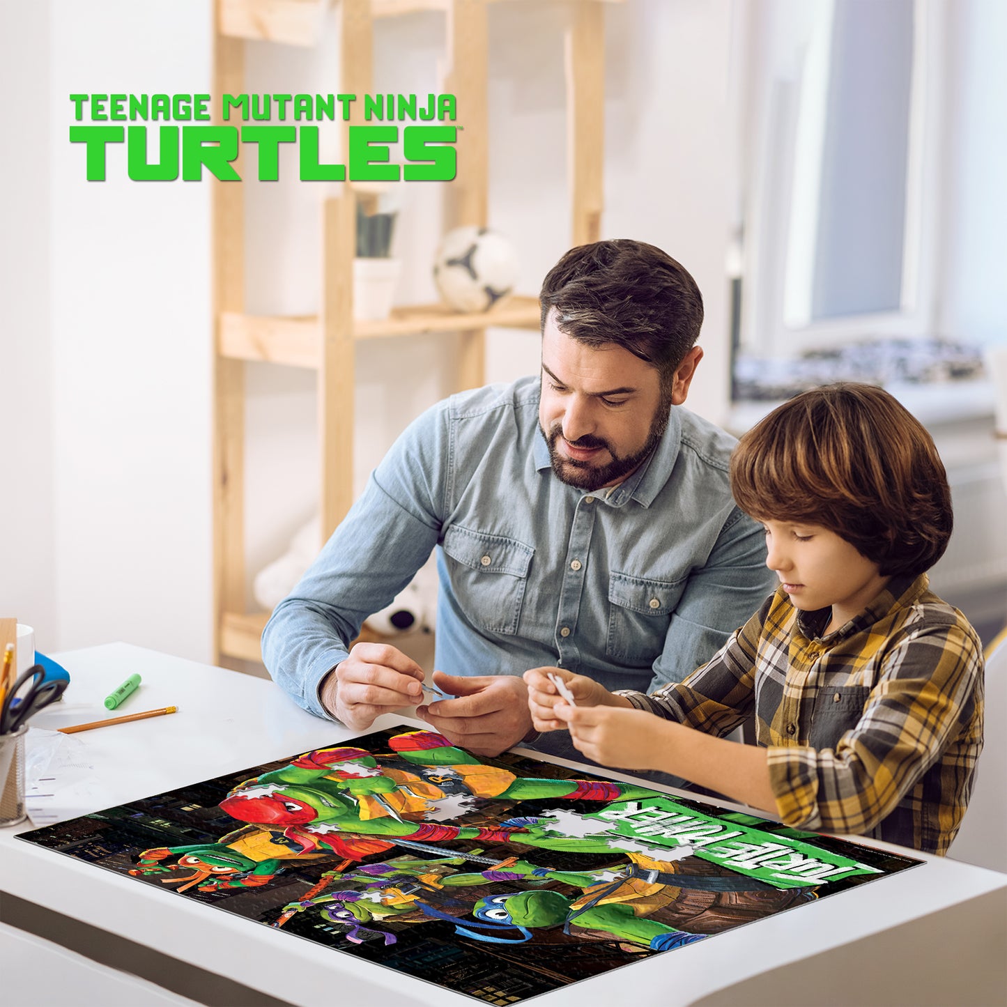 Nickelodeon Teenage Mutant Ninja Turtles Turtle Power 500pc | Prime 3D Lenticular Jigsaw Puzzle | 24x18" | 32767
