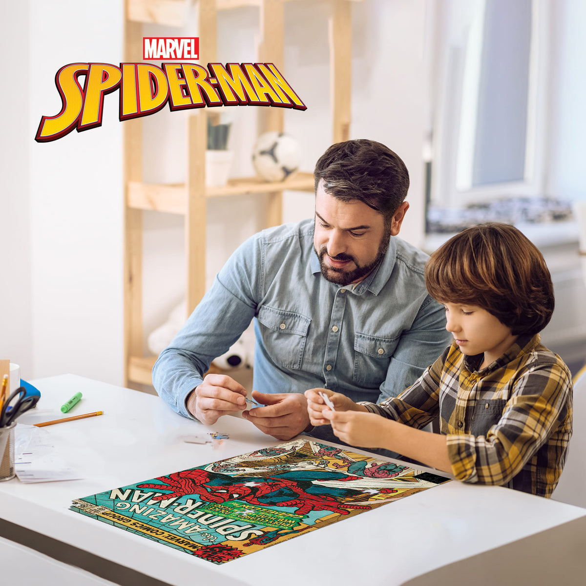 Marvel Spider-Man 3D Puzzle 300 Pieces P3D33193 – Lenticular Amazing Spider-Man Comic Book | Prime3D 12x18" | 1Di Canada