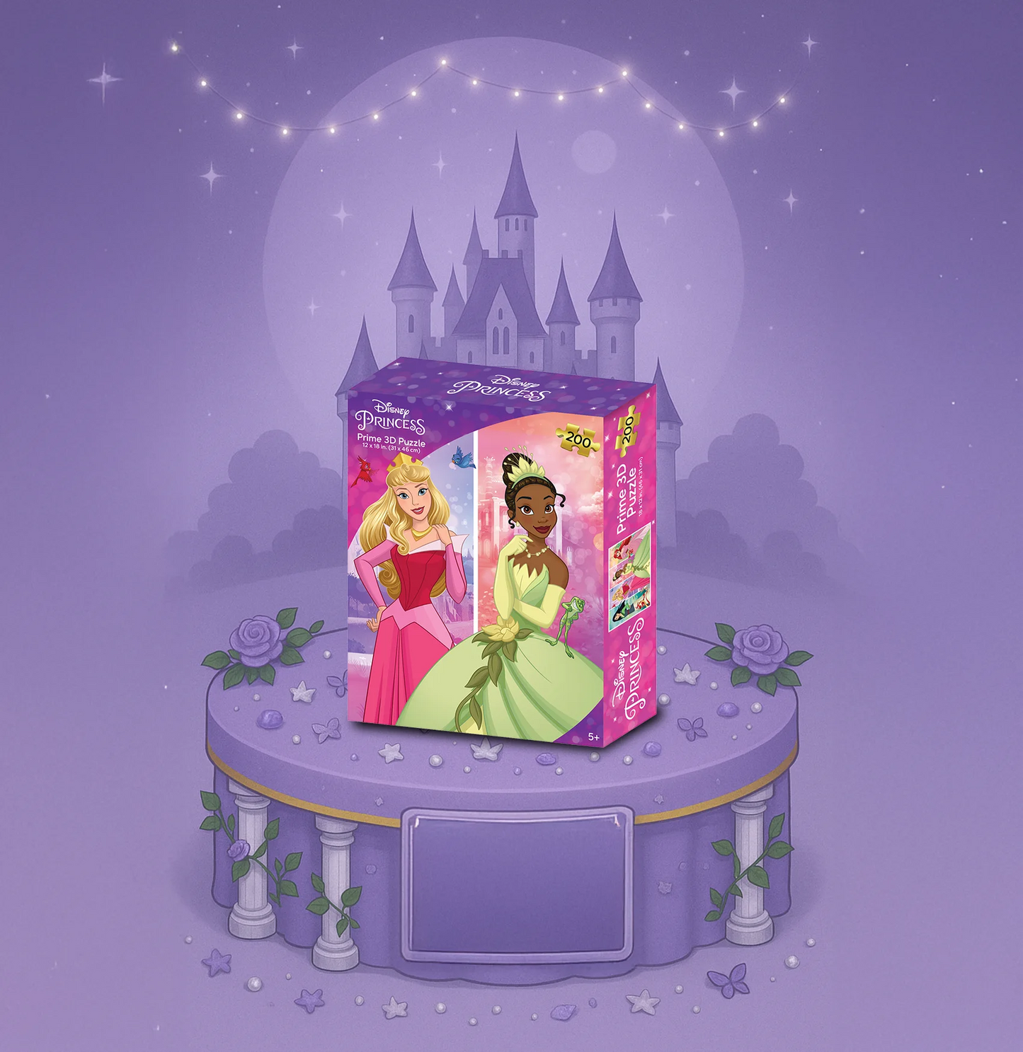 Princess Disney 3D Jigsaw Puzzle 33039 200pc 18x12"