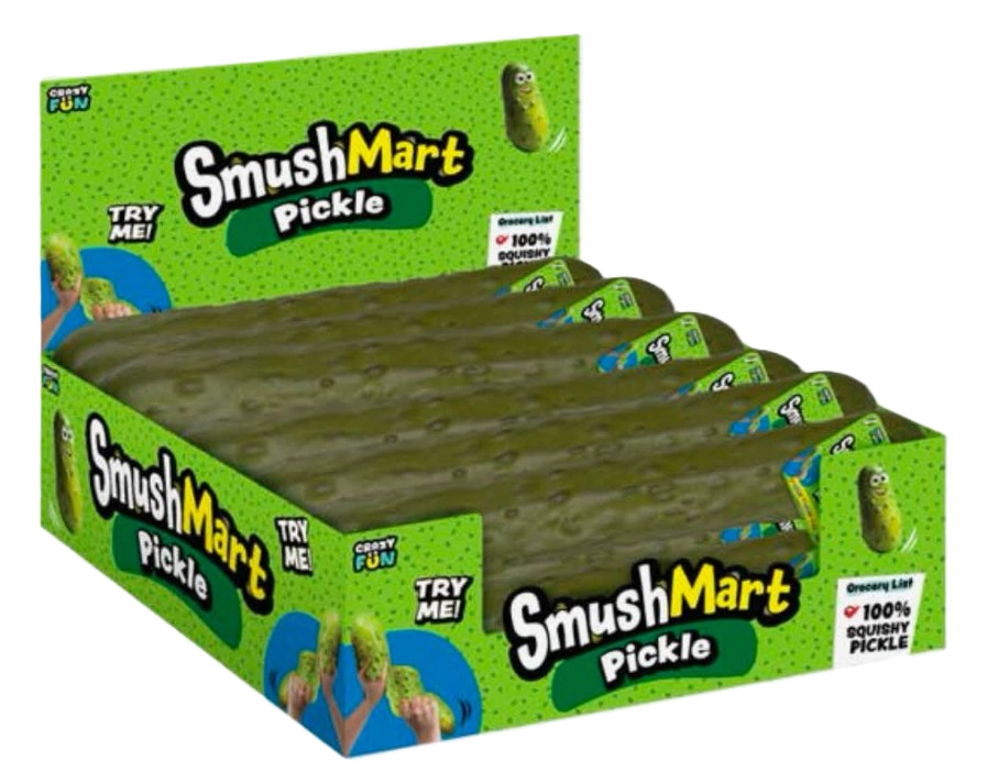 Squishy Pickle 15" - Smush Mart (12/CDU) | RMSUS103-1050