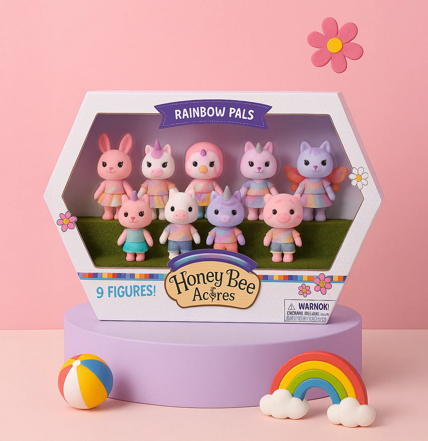Rainbow Ridge Pals – 9x Figures Pack