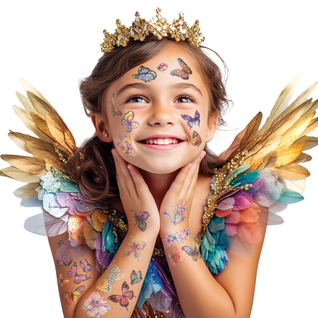 35113 | Savvi Temporary Tattoos - Butterfly Tattoo Pouch