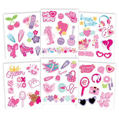 35121 | Savvi Temporary Tattoos - Fabulous Scented Tattoo Pouch