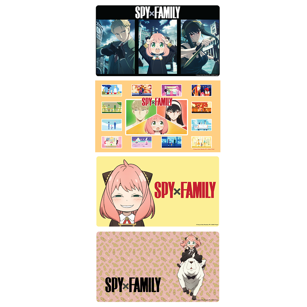 Spy X Family Playmat – Assorted Anime Styles