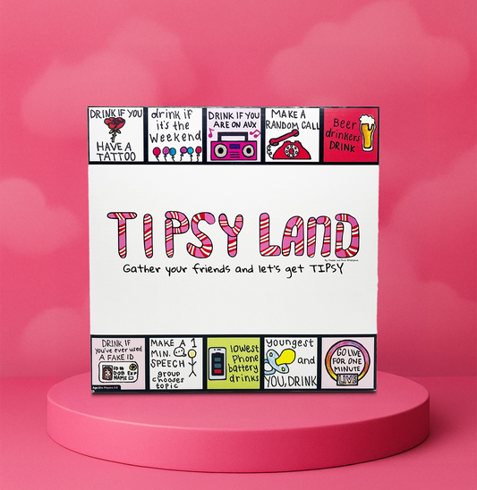 Tipsy Land – Adult Party Board Game with Dares, Drinks & Challenges
