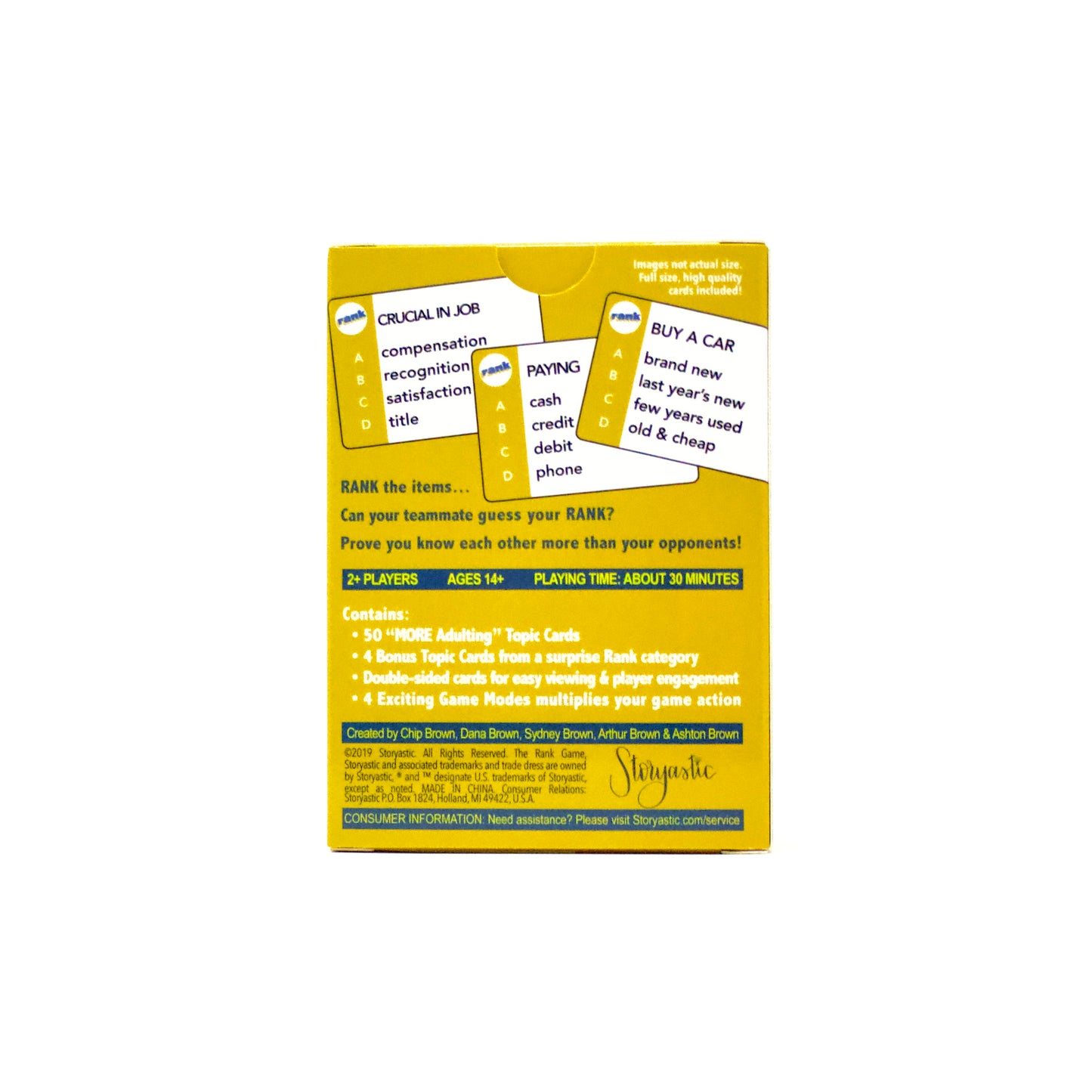 29403 | MORE Adulting: The Rank Game Dijon (yellow) Expansion Pack