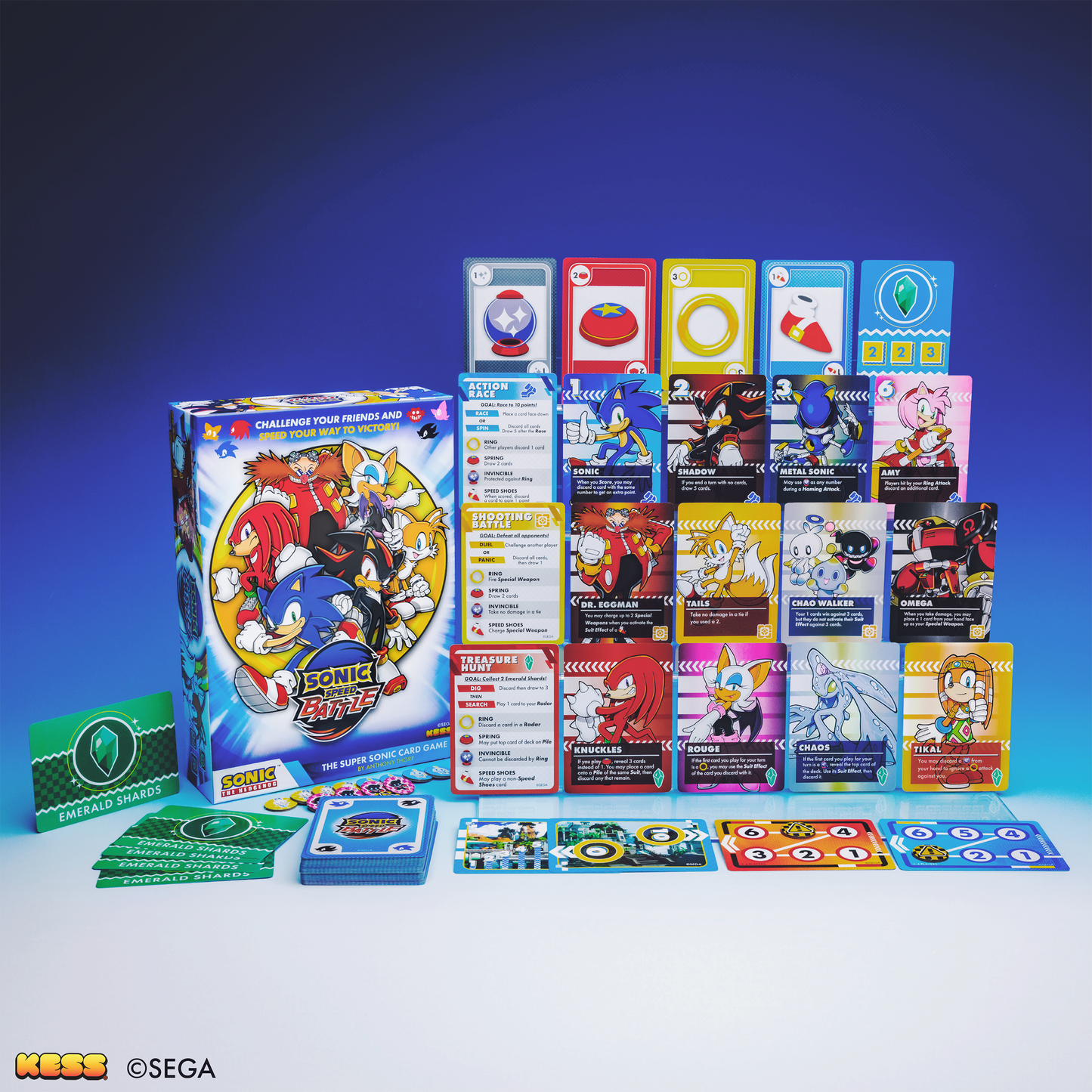 Sonic Speed Battle – Sonic Card Game for 2 Players