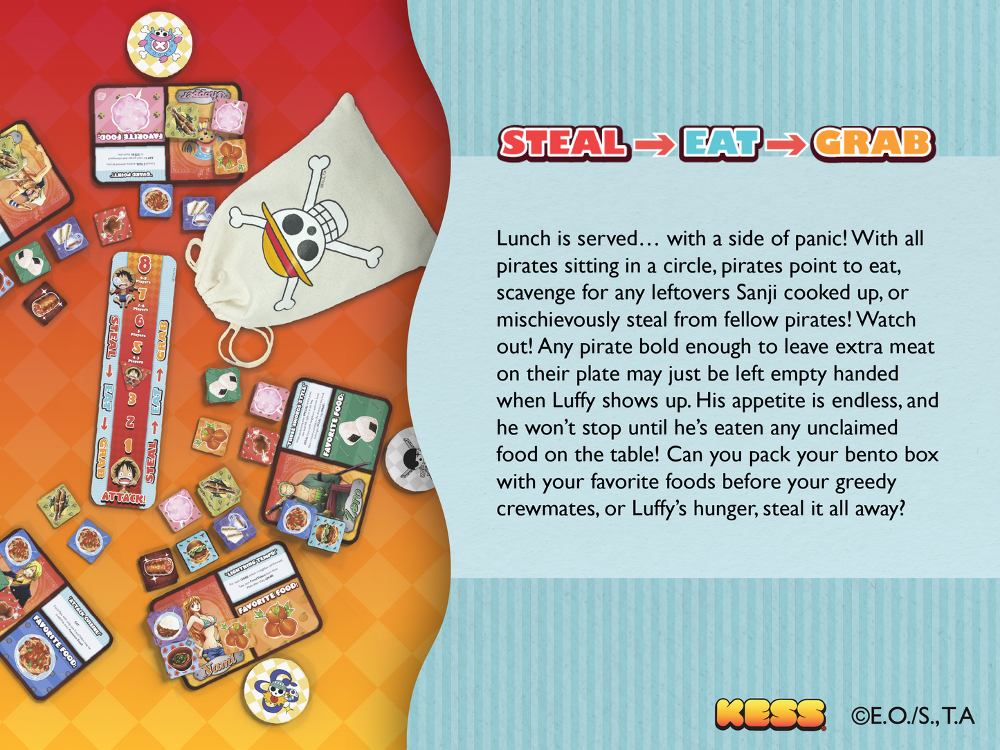 One Piece – Luffy's Bento Panic Board Game