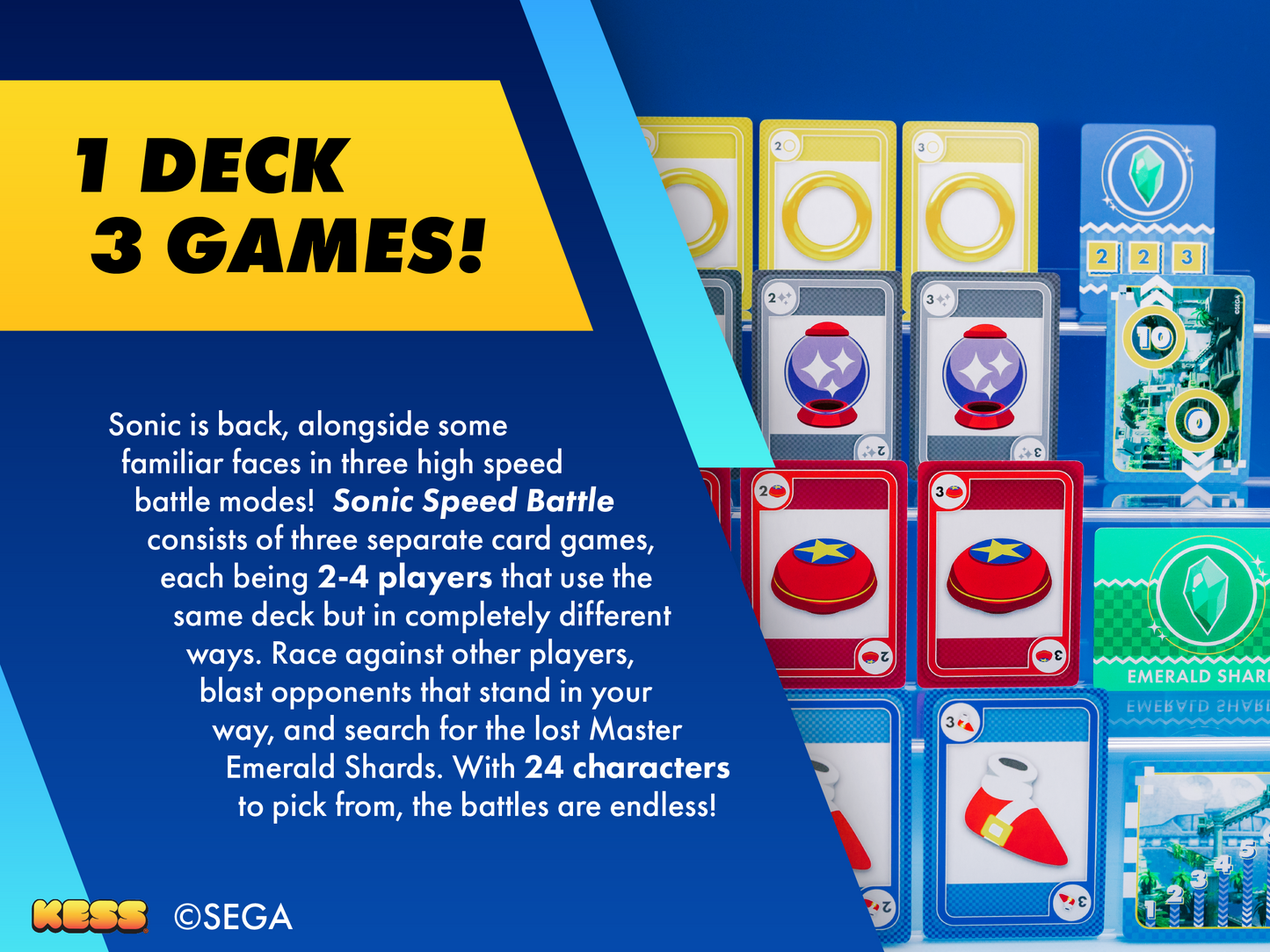 Sonic Speed Battle – Sonic Card Game for 2 Players