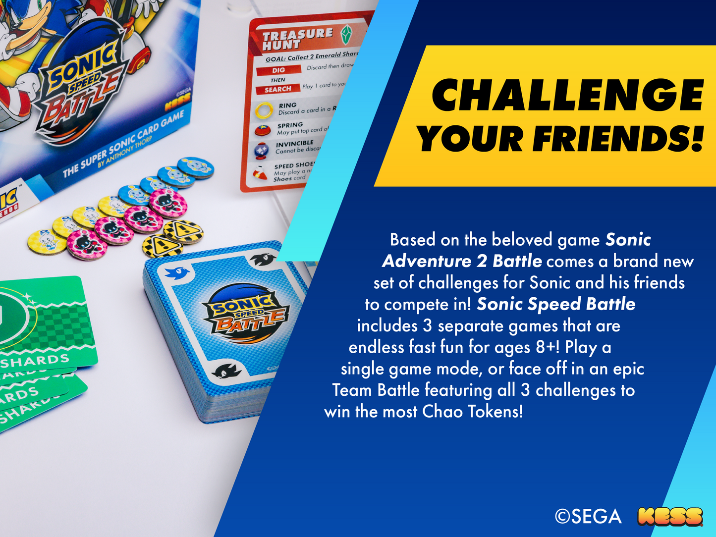 Sonic Speed Battle – Sonic Card Game for 2 Players