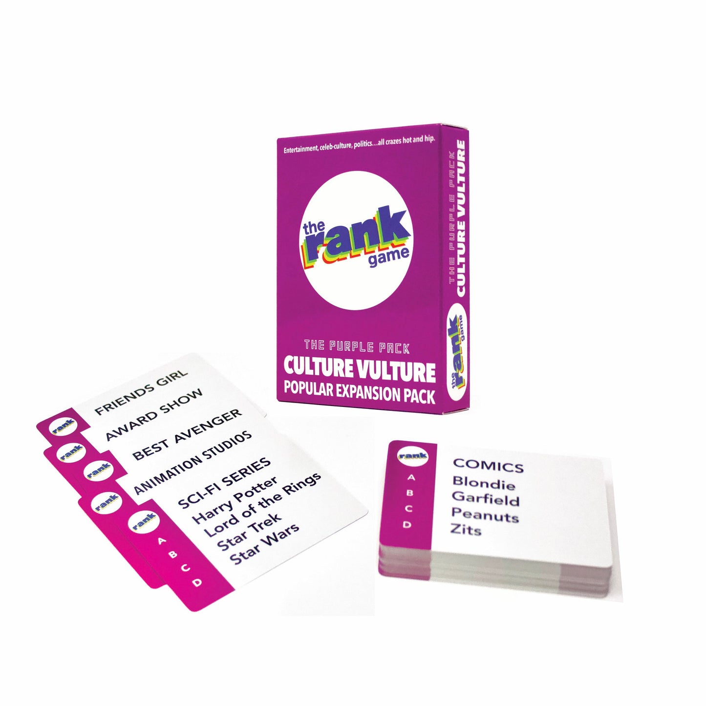 29406 | Culture Vulture: The Rank game Purple Expansion Pack: