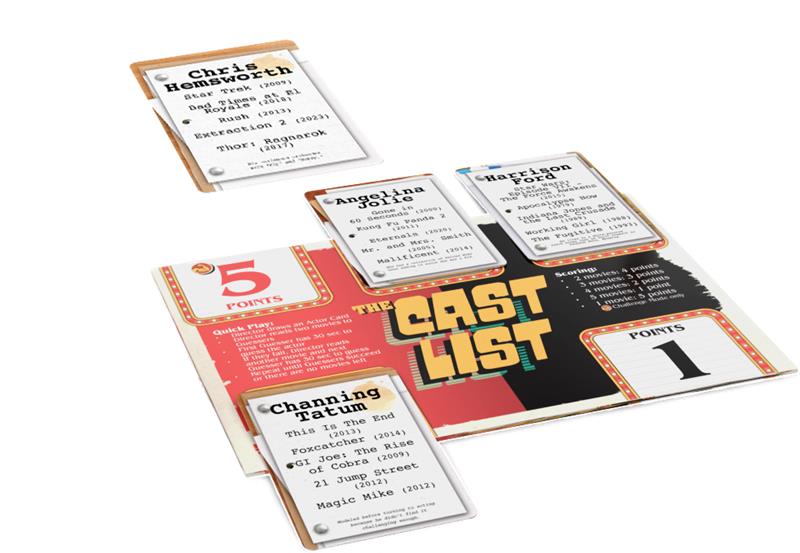 Cast List – Party Game of Secrets & Strategy