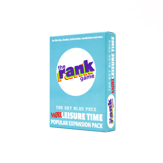 29405 | MORE Leisure Time: The Rank Game Sky Blue Expansion Pack