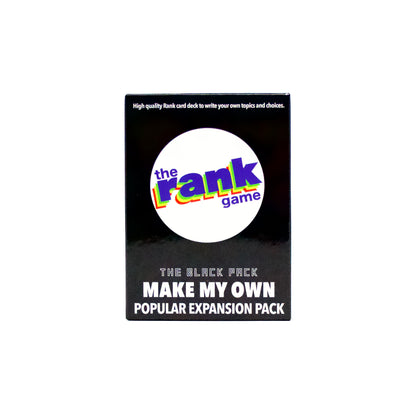 29407 | Make My Own: The Rank Game Black Expansion Pack