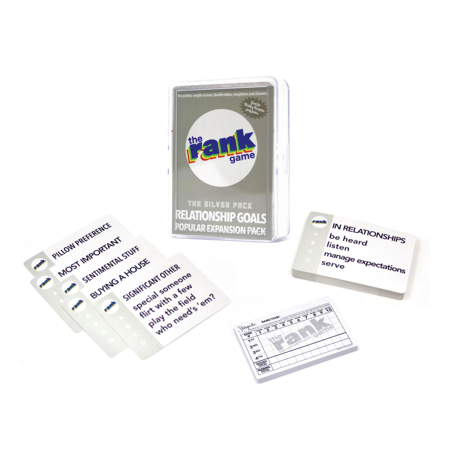 29411 | Relationship Goals: The Rank Game Silver Expansion Pack