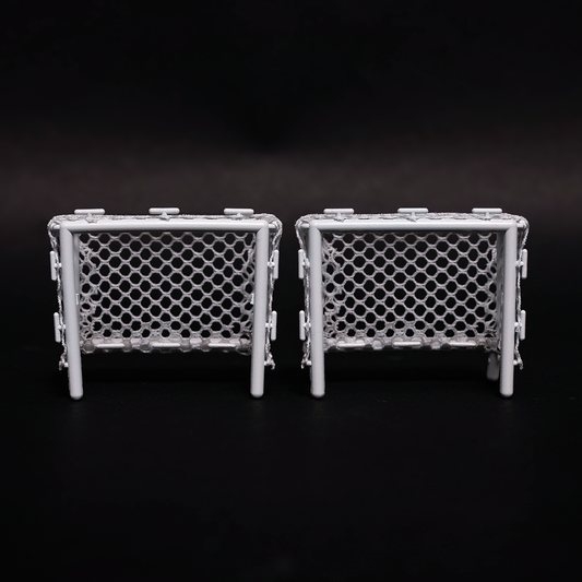 Binho Net Goals (2pcs) – White on White