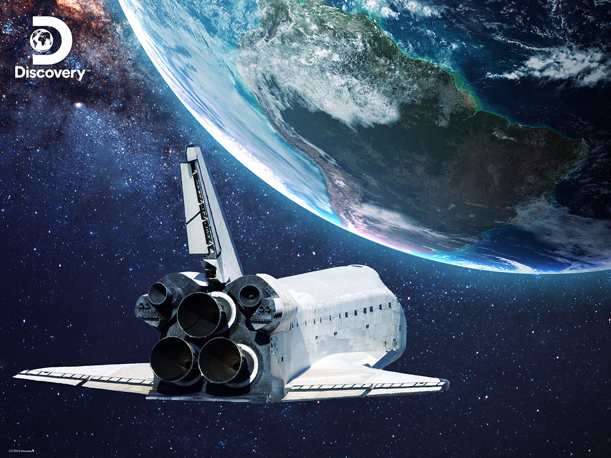 Spaceship Discovery 3D Jigsaw Puzzle – 500-Piece Space Shuttle Puzzle | Prime3D | 24x18"