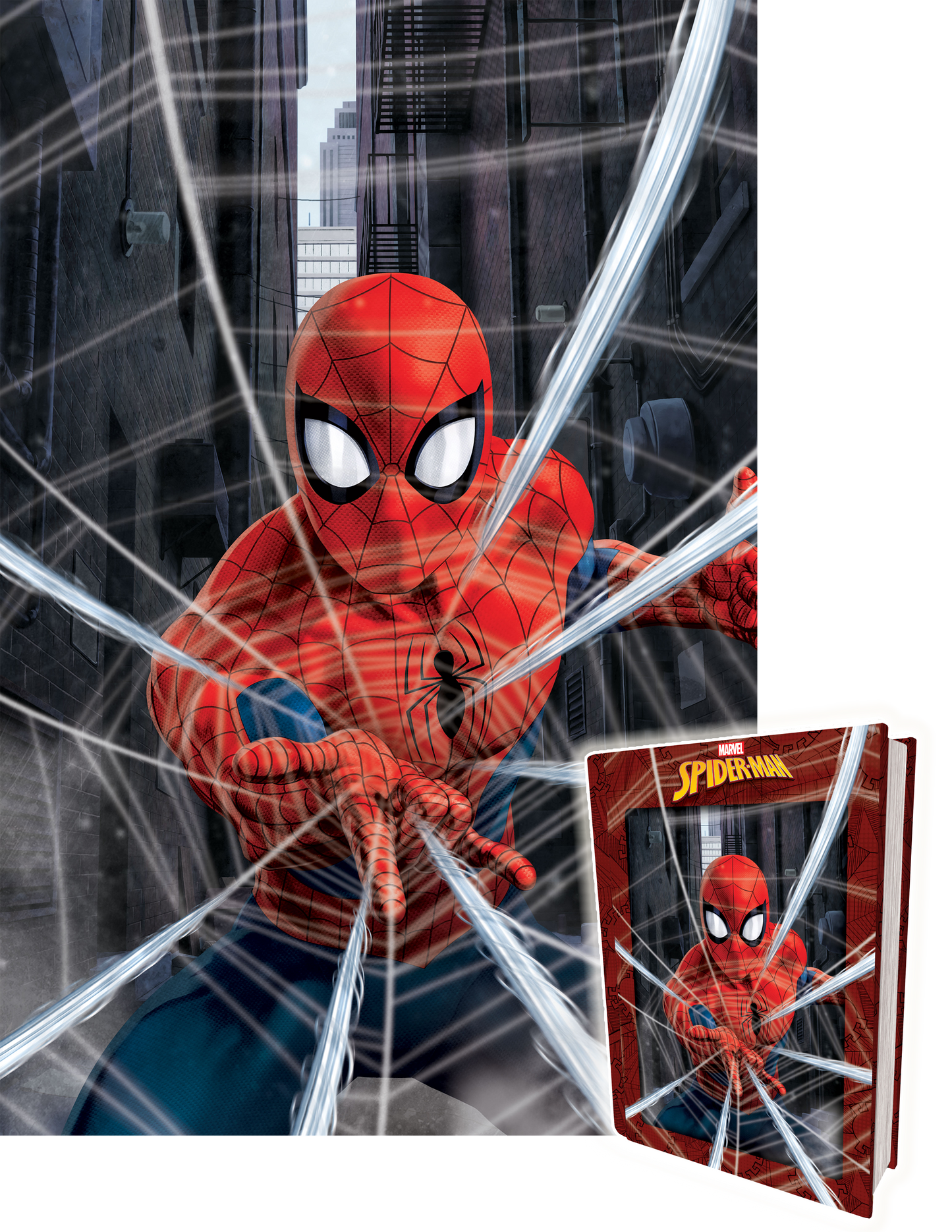 Spider-Man – Marvel 3D Jigsaw Puzzle (300pcs, 18"x12")