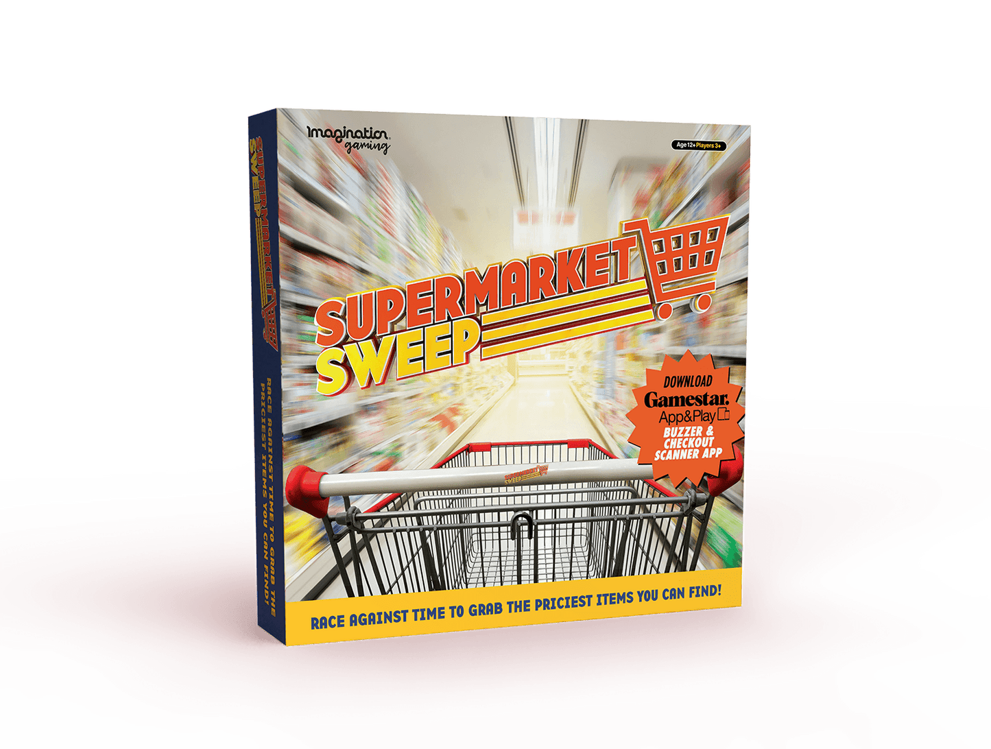 Supermarket Sweep Board Game – Action-Packed Shopping Fun for 2–4 Players