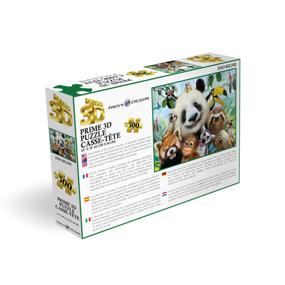 Zoo Selfie Howard Robinson 3D Jigsaw Puzzle 10063 500pc  24x18"