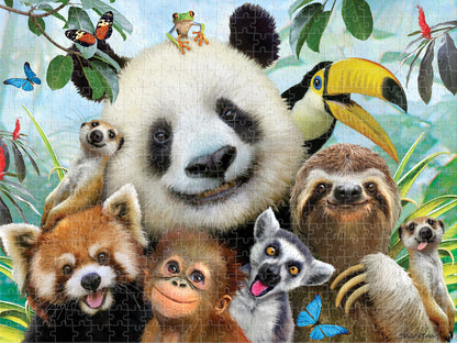 Zoo Selfie Howard Robinson 3D Jigsaw Puzzle 10063 500pc  24x18"