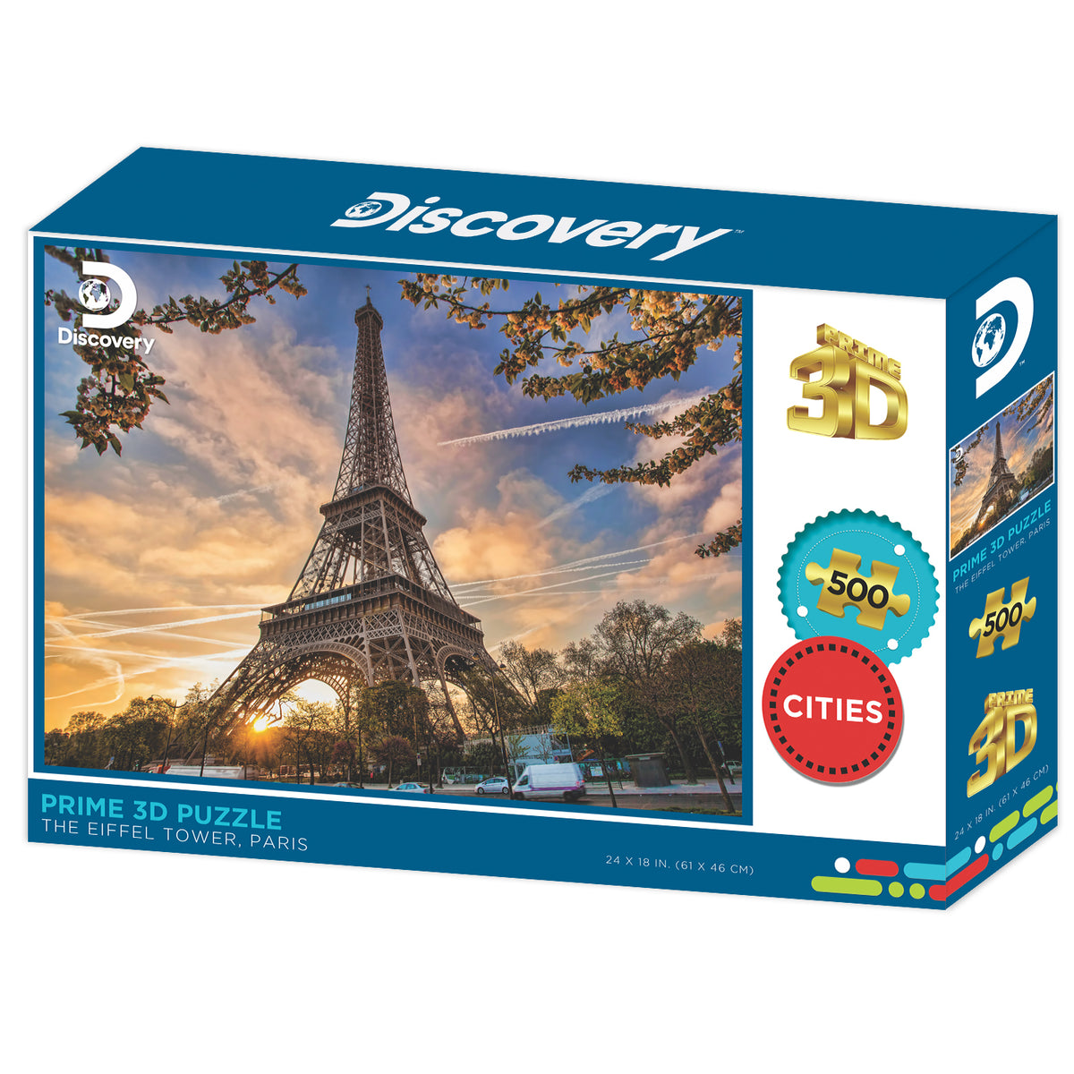 Eiffel Tower, Paris Discovery 3D Jigsaw Puzzle 10080 500pc  24x18"