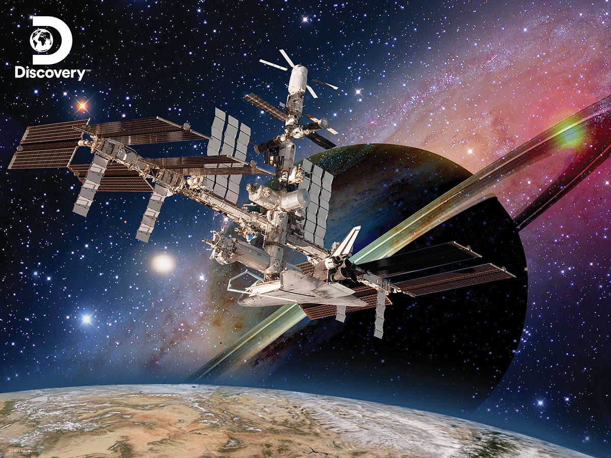 Satellite in Space 3D Jigsaw Puzzle – 500 Piece Cosmic Puzzle | Prime3D | 24x18" | 1Di Canada