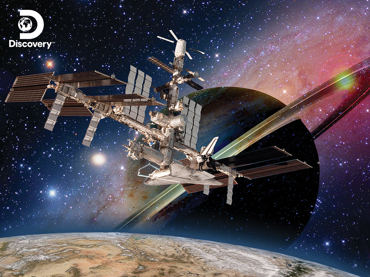 10418 | Satellite in Space Discovery 3D Jigsaw Puzzle 500pc  24x18"