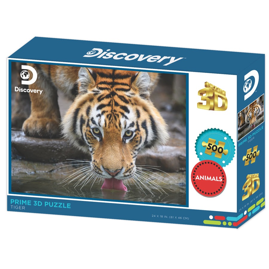 Tiger Discovery 3D Jigsaw Puzzle 10472 500pc  24x18"