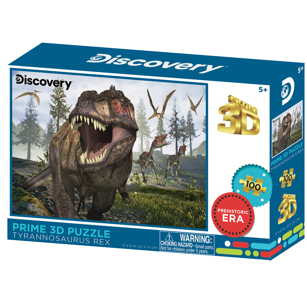Tyrannosaurus Rex Discovery 3D Jigsaw Puzzle 10568 100pc 12x9"