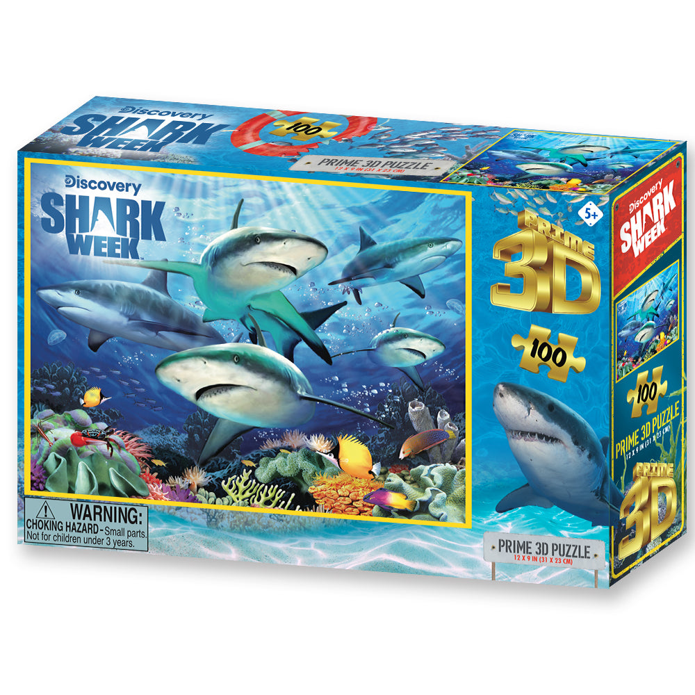 Howard Robinson - Shark Reef Shark Week 3D Jigsaw Puzzle 10672 100pc 12x9"