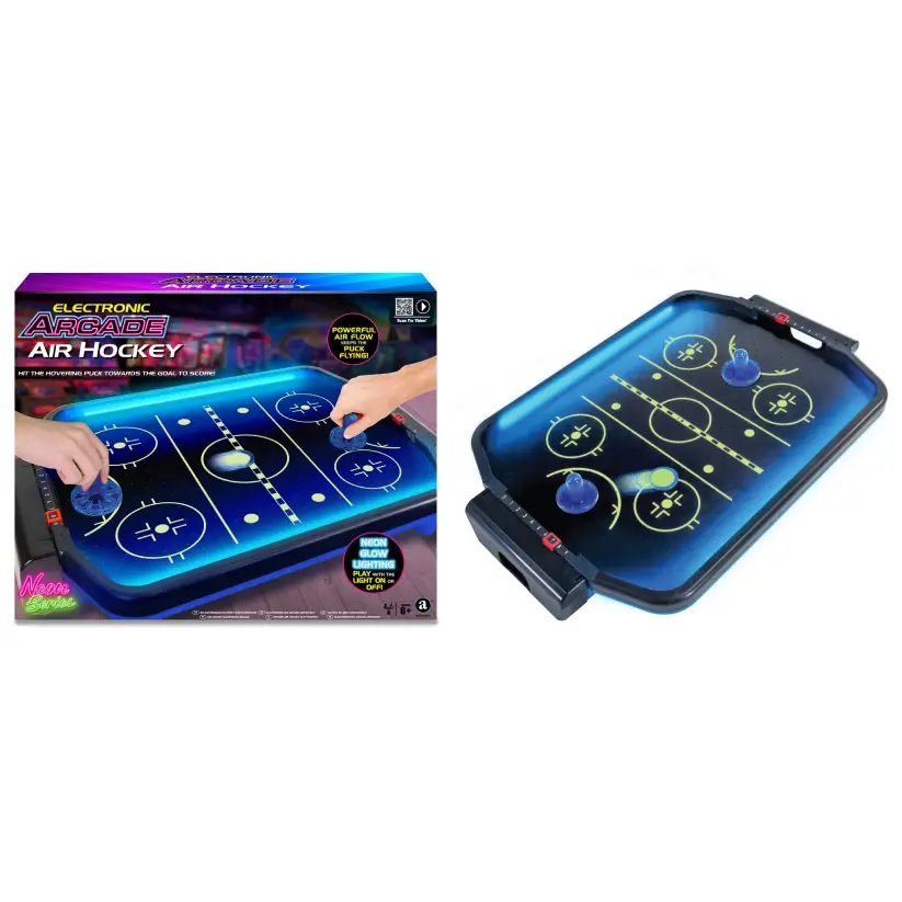 Ambassador Electronic Arcade Air Hockey Neon Series, Fast Puck and Fierce Battles | Ambassador | GA1902