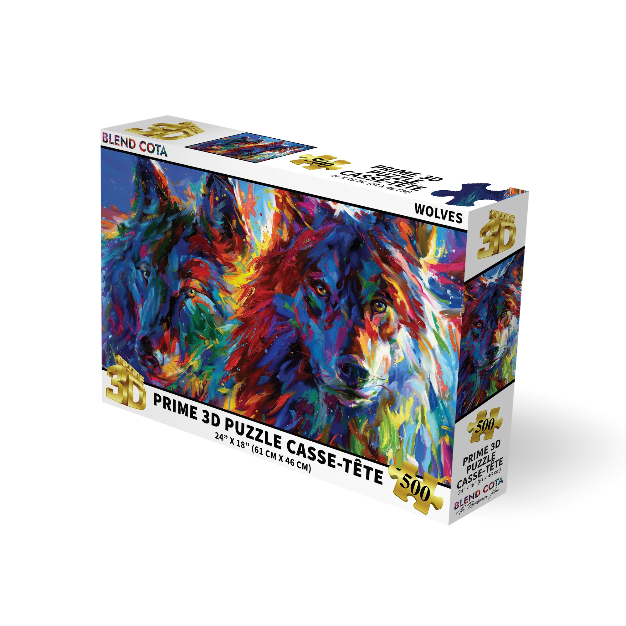 洋楽 KONFLIC WORLD 20069 Blend Cota Wolves 500pc 24x18