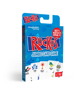 Ruckus Jumbo Card Game – Fast-Paced Matching & Stealing Fun for Families