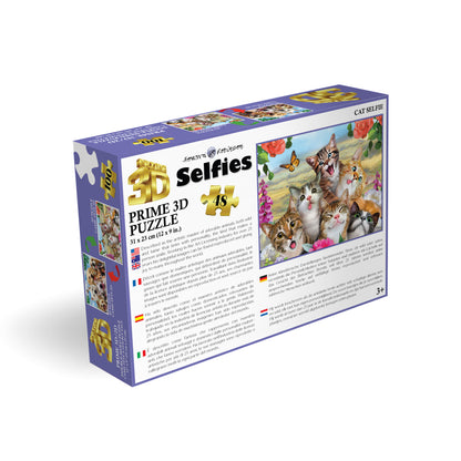 20610 3D/2D Howard Robinson Dog & Cat Selfie 100pc 12x9"