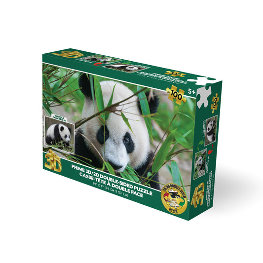 20658 3D/2D Prime 3D Giant Panda 100pc 12x9"