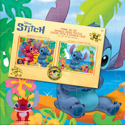 20724 3D/2D Disney Stitch 63pc 12x9"