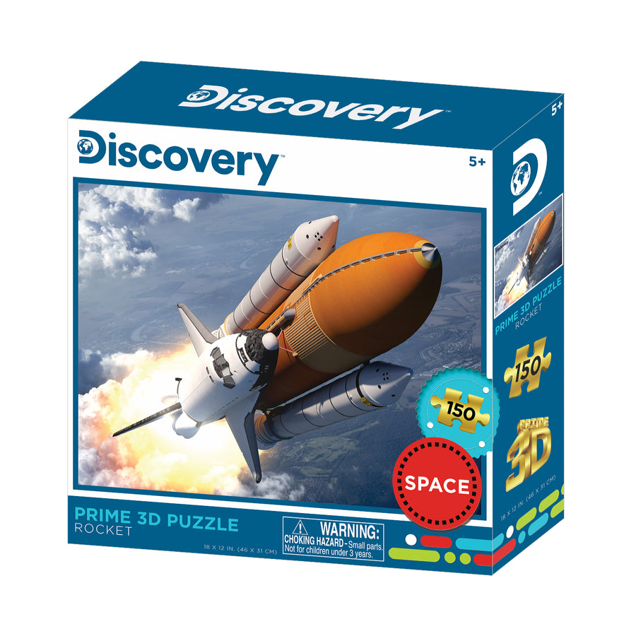 Rocket Discovery 3D Jigsaw Puzzle 20851 150pc 18x12"