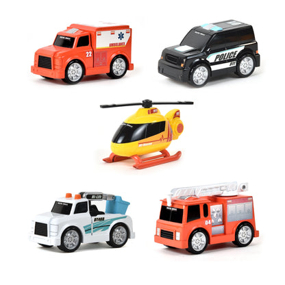 320002 | Micro Mini City Rescue Car and Truck Set